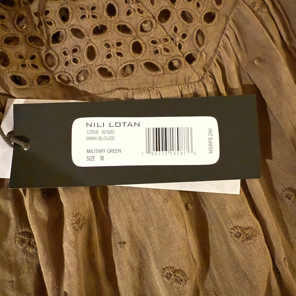 Nili Lotan Mikki Blouse NWT - Picture 7 of 11